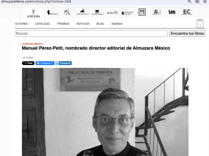 Líneas de desnudo. 120.  Del miedo al triunfo (1). Manuel&nbsp;Pérez-Petit