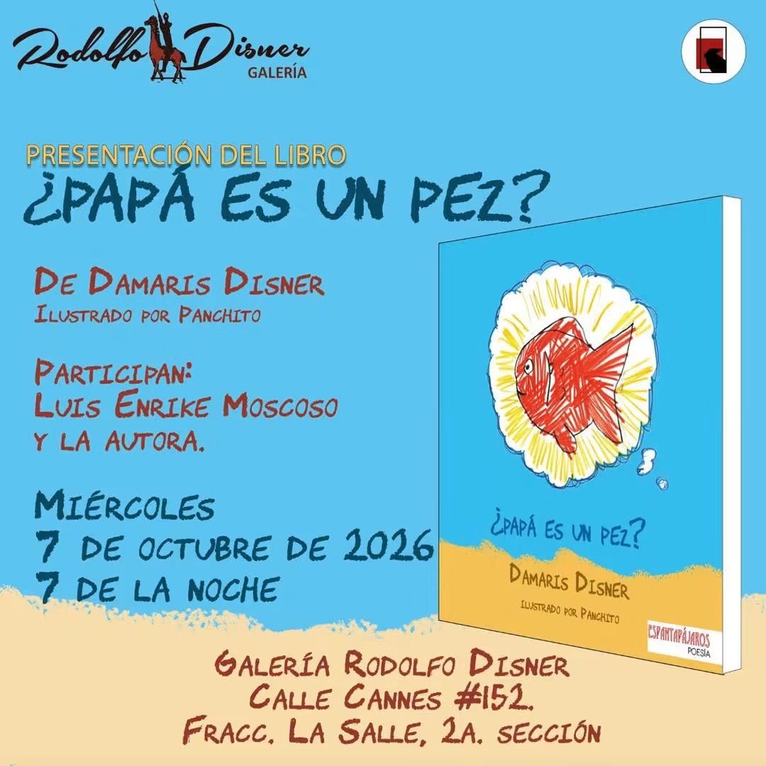 ¿Papá es un pez?, cartel.